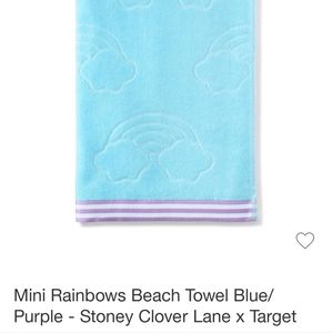 Mini Rainbows Beach Towel Blue/Purple - Stoney Clover Lane x Target